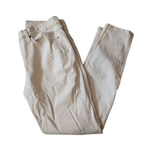 Men's Hudson White Denim Skinny Jeans Size 34